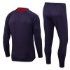 Paris Saint-Germain Quarter Zip Purple Version Sweatshirts Anzüge Suit 2023-24 Für Herren